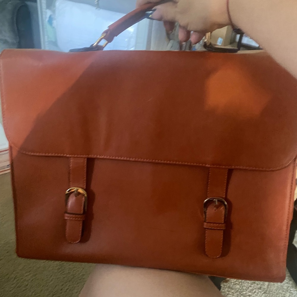 Patent leather laptop case